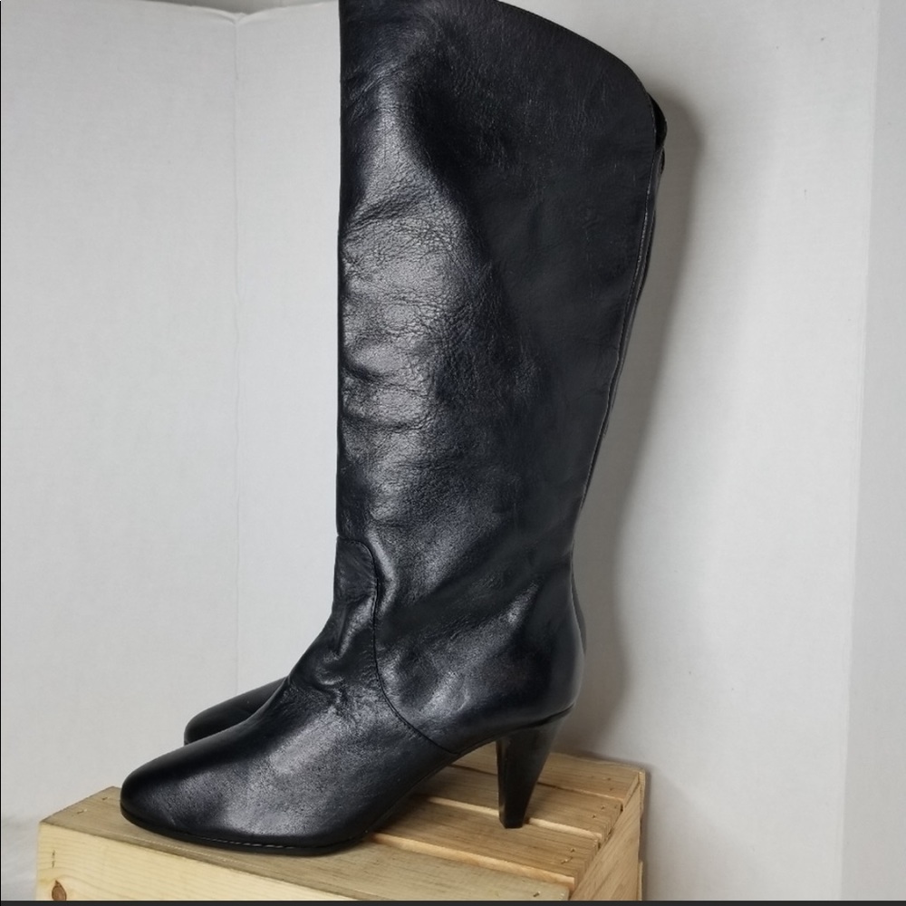 Rebecca Minkoff leather heeled boots
